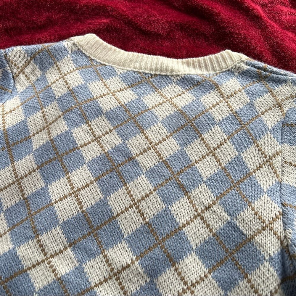 Pattern crop sweater  - Picture 8 of 9